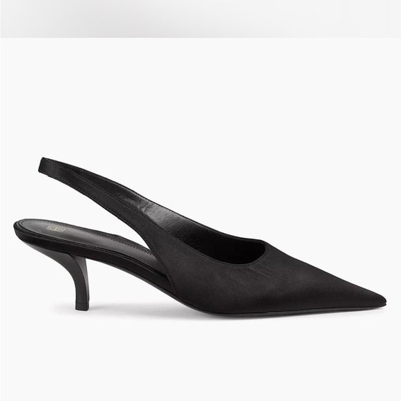 Toteme Shoes - Toteme Black Pointed Slingback Heels - NEVER WORN
